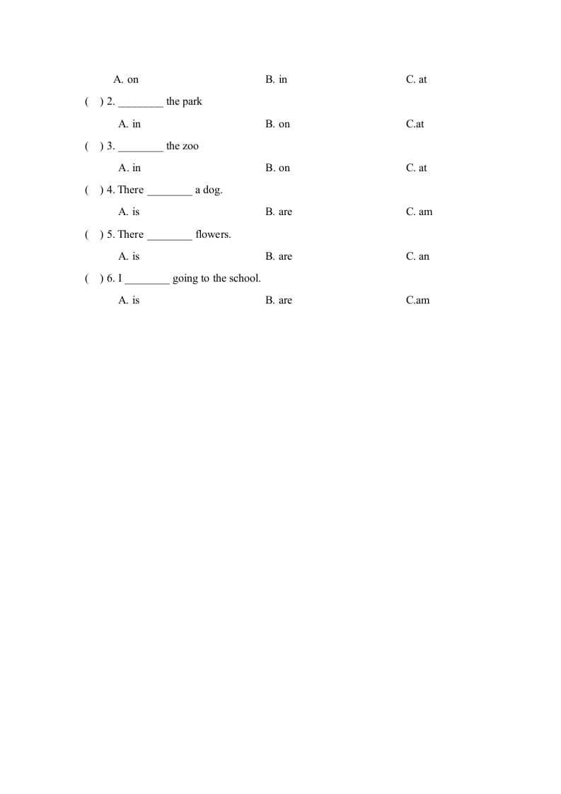 图片[2]-二年级英语上册Unit5_Lesson2课时训练（人教版一起点）-马可蜜蜜题库网