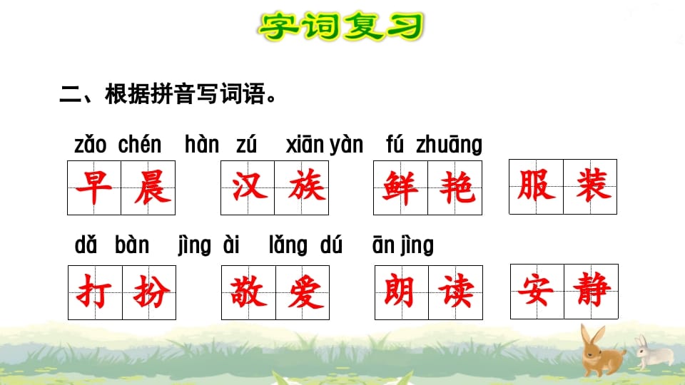 图片[3]-三年级语文上册第1单元复习（部编版）-马可蜜蜜题库网